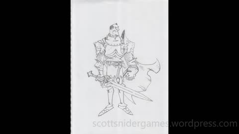 Knight Pencil Sketch Video #1 (01-13-2025)