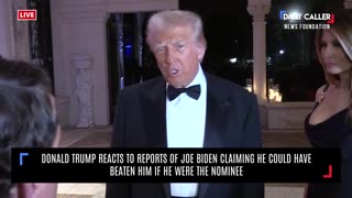 Trump Reacts to Reports of Biden Claiming He Could Have Beaten Him if He Were the Nominee