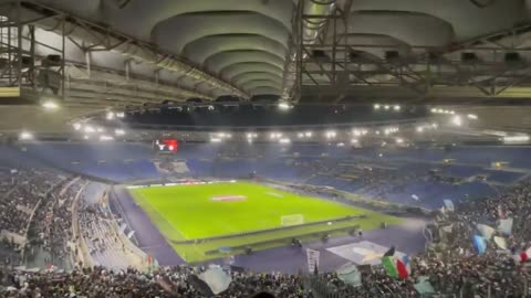 Lazio vs Sturm Graz (UEFA Europa League) _Curva Nord_ splendid atmosphere