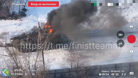 Destruction of a 2S1 Gvozdika Self-Propelled Gun