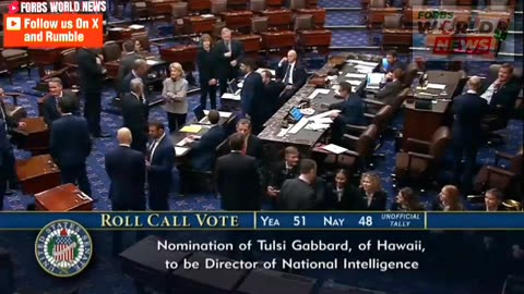 Tulsi Gabbard confirmed as Director of National Intelligence