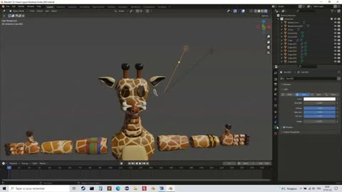 Girafe Animatronique