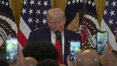 LIVE NOW: President Trump honors Black History Month with a reception at the White House.