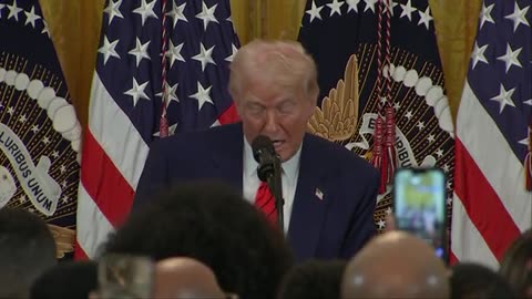 LIVE NOW: President Trump honors Black History Month with a reception at the White House.