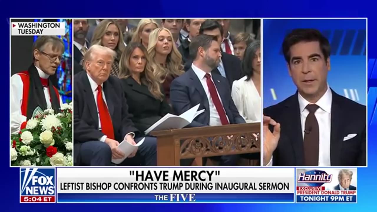 Judge Jeanine reacts to woke bishop_ Where's the separation of church and state