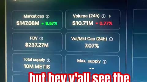 métis crypto coin exploded in my bag coin price prediction! #fyp