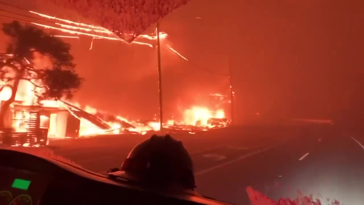 This is Malibu - one of the wealthiest affluent places on the entire planet, now it’s being burnt