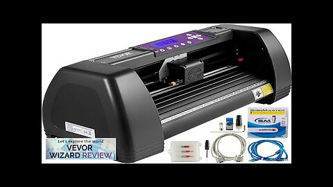 VEVOR Vinyl Cutter 14 in / 375 mm Vinyl Plotter Off-line Cutting Review