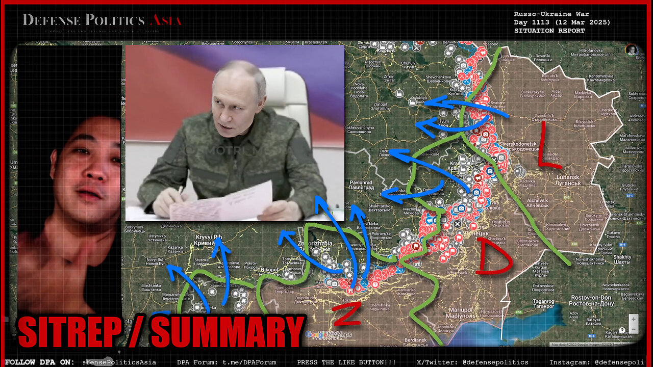 [ Ukraine SITREP ] PUTIN RESPONDED TO US-UKR PEACE DEAL~!! Sumy Front loading... Surprise at Bakhmut