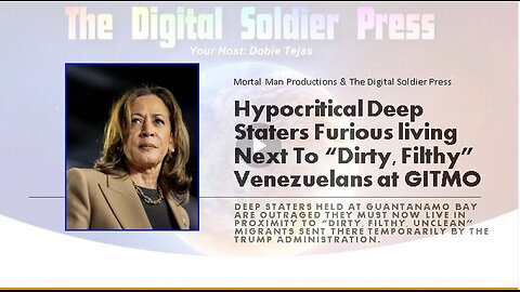 Hypocritical Deep State Prisoners are Furious at TDA Members being Kept at GITMO