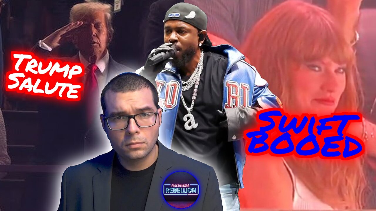 Trump Superbowl Salute, Swift Booed, Diss track halftime show TC 2/10/25