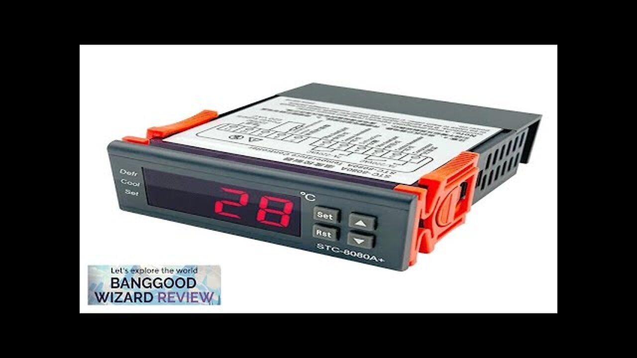 STC-8080A+ Microcomputer Temperature Controller with Refrigeration Defrost Fan Alarm Digital Review