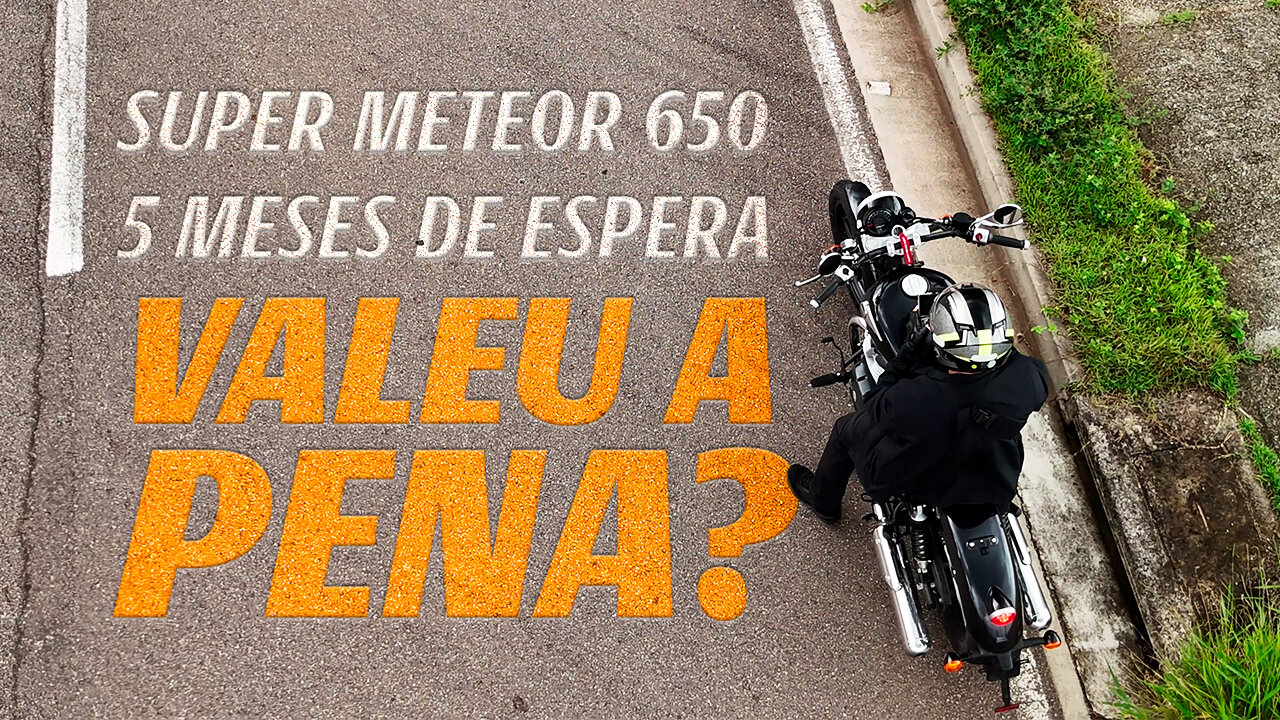 Fiquei 5 MESES Sem minha SUPER METEOR 650 - A moto do canal CHEGOU!!! #royalenfield #supermeteor650