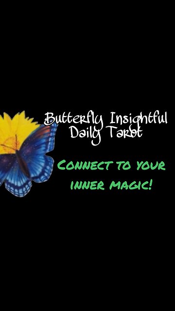 Butterfly Insightful Daily Tarot - Connect to your inner magic