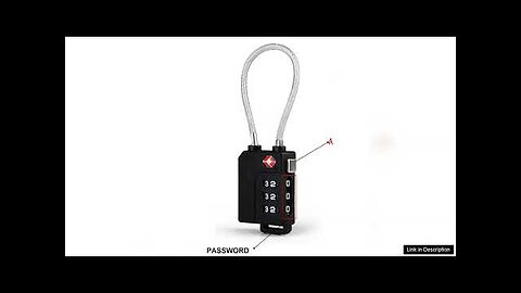 SA21100 Lightweight ABS Plastic Customs Password Lock High Strength Travel Security Review