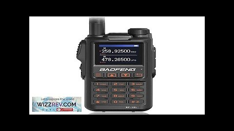 Baofeng BF-18L Tri-Band High Power Walkie Talkie Long Range Type-C Charging UHF Review