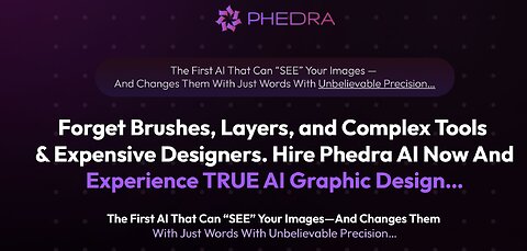 Phedra Demo: The Intelligent and Affordable Graphic Design Tool. Manipulate Images with tWords