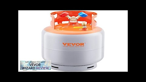 VEVOR Refrigerant Recovery Tank 50 LBS Capacity 400 psi Portable Cylinder Tank Review