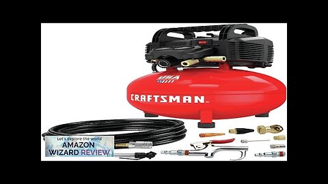 CRAFTSMAN Air Compressor 6 Gallon Pancake Oil-Free with 13 Piece Accessory Kit Review