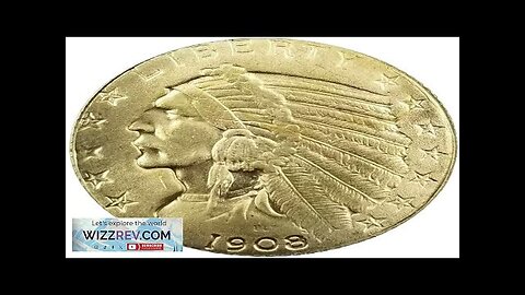 1908 Morgan Indian Head Five Dollars Gold Coin US Old Coin Replica Review