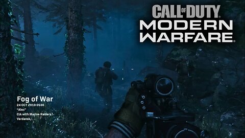 Call of Duty Modern Warfare 2019 - Fog of War Mission - PART 1