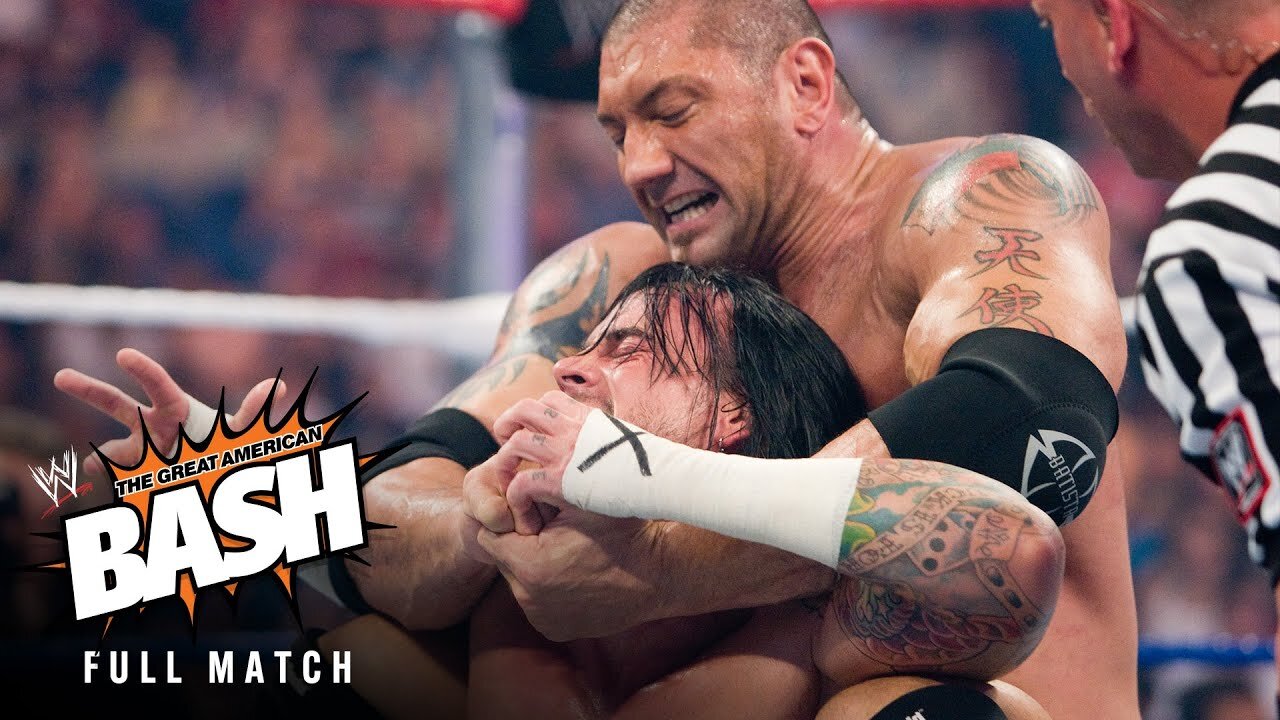 CM Punk vs Batista Great American Bash 2008 Highlights
