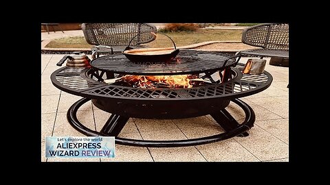 Europe Iron Frame Fire Pits Courtyard Outdoor Heaters Bonfire Oven Home Terrace Review