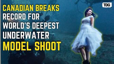 Canadian Photographer Makes Waves with Record-Breaking Underwater Shoot