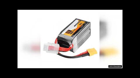 4Pcs ZOP Power 14.8V 1800mAh 65C 4S Lipo Battery XT60 Plug Review