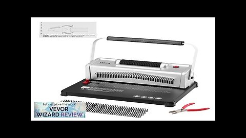 VEVOR Coil Spiral Binding Machine Manual Book Maker with Electric Binding 46-Holes Review