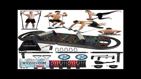 HOTWAVE Portable Exercise Equipment with 16 Gym Accessories.20 in 1 Push Review