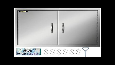 VEVOR Outdoor Kitchen Access 30.5"X 21" Wall Construction Stainless Steel Flush Mount Review