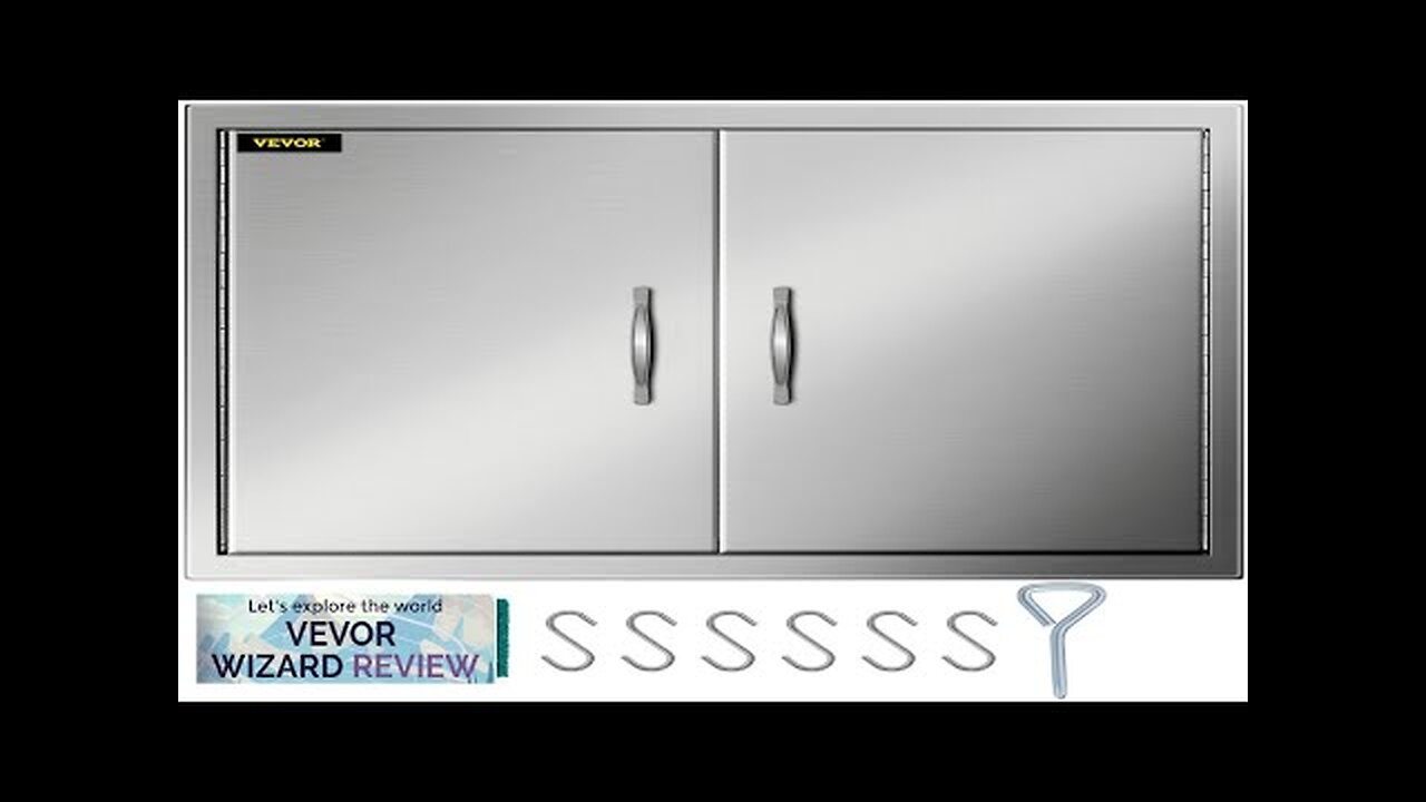 VEVOR Outdoor Kitchen Access 30.5"X 21" Wall Construction Stainless Steel Flush Mount Review