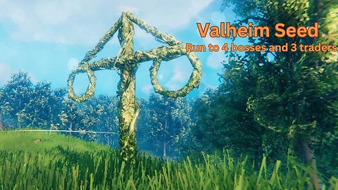 Valheim Seed - Run to 4 bosses and 3 traders - n0AtEizYdy