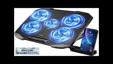 Laptop Cooling pad Laptop Cooler Stand Laptop Fan Cooling pad for 12-15.6 Review