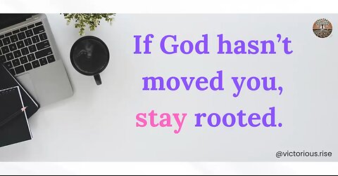 Stay Rooted in God’s Purpose