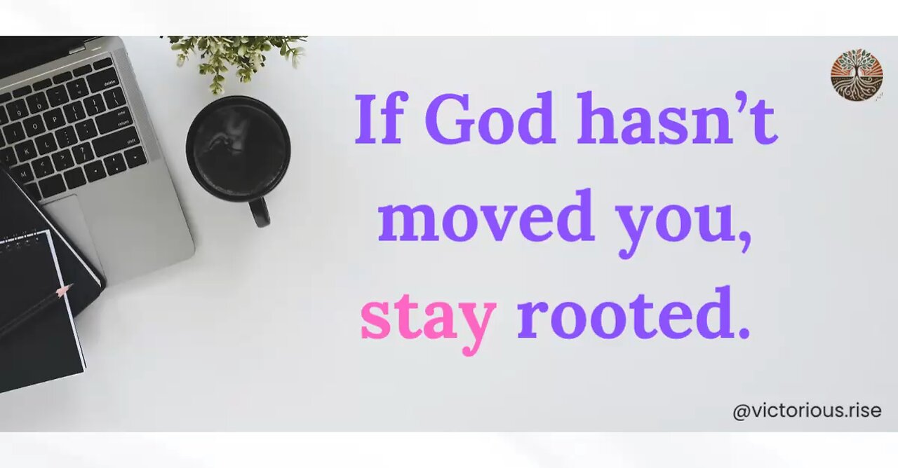 Stay Rooted in God’s Purpose