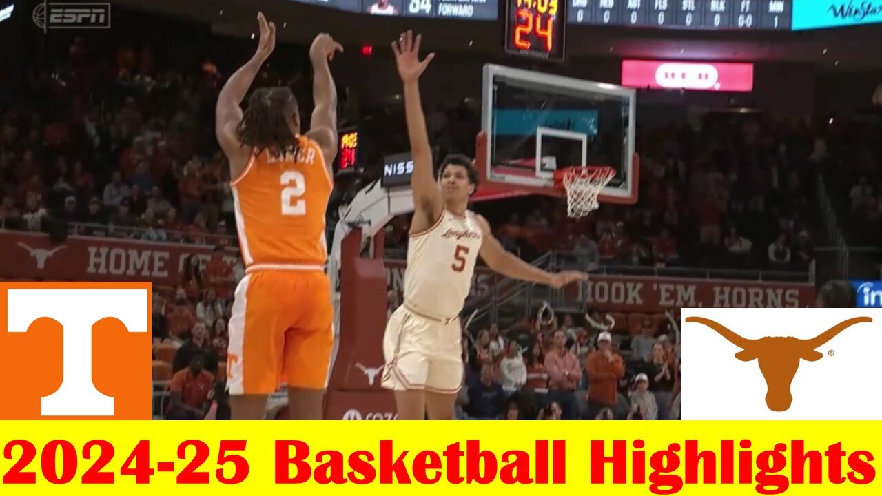 #1 Tennessee vs Texas Basketball Game Highlights 1 11 2025
