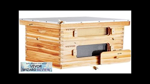 VEVOR Bee Hive 20 Frame Bee Hives Starter Kit Beeswax Coated Cedar Review