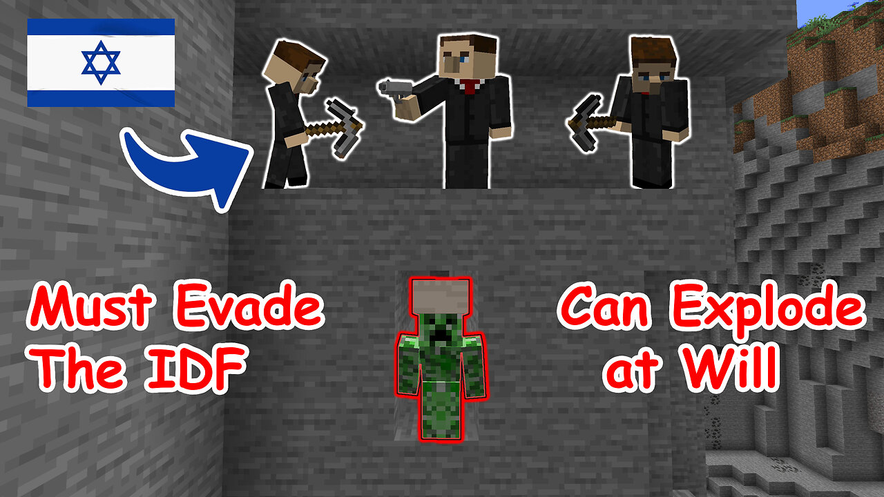 Can you beat Minecraft as a Jihadi Creeper(With arms)?