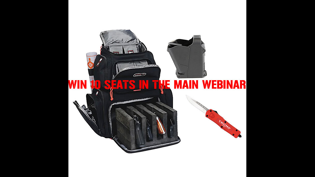 Backpack/Loader/Cobratech MINI #1 FOR 10 SEATS IN THE MAIN WEBINAR