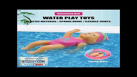 1pcs 6 Inch Mini Swimming Doll Kids Bathroom Bath Toy Baby Bathtub Review