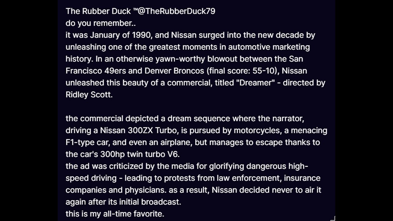 do you remember.. it was January of 1990, and Nissan surged into the new decade by unleashing