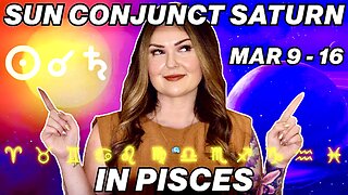 Sun Conjunct Saturn in Pisces 2025 | All 12 Signs