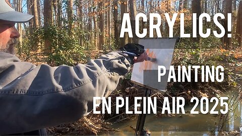 Painting Outdoors in the New Year With Acrylics