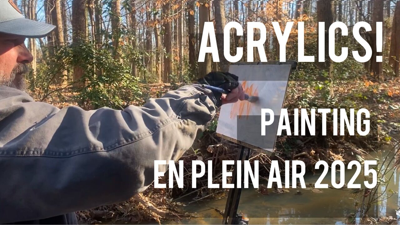 Painting Outdoors in the New Year With Acrylics