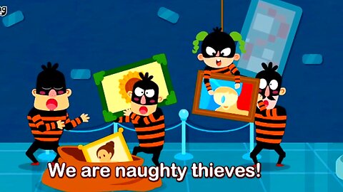 Ten Little Thieves + More | Patrol Pals | Police Car Series | Pinkfong Super Rescue Team