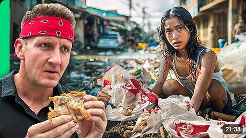 The Philippines Heartbreaking Street Food!! Garbage Can Chicken _ Pag Pag!!