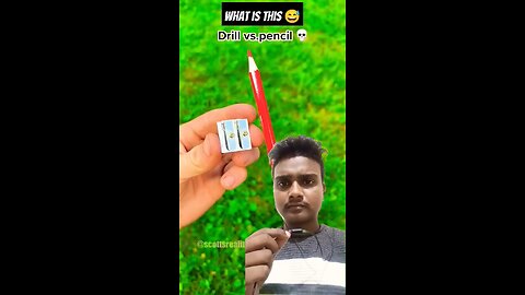 Who will win 🏆 Sharpener or Pencil?! ✏️ Wait for end 🤑 #shorts #viral