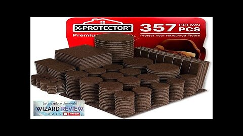 X-PROTECTOR 357 pcs Premium Huge Pack Felt Furniture Pads! Quantity of Furniture Review